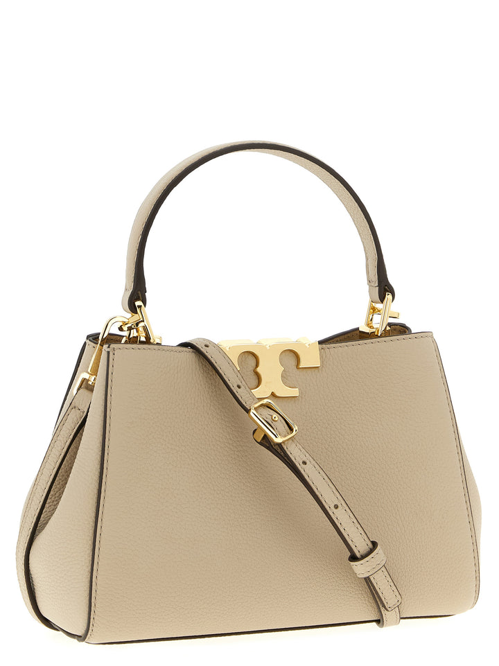 Tory Burch Eleanor Mini Satchel Borse a Mano - Beige | e007e42fd1ba3707c1f24f2806363badf7b176ac