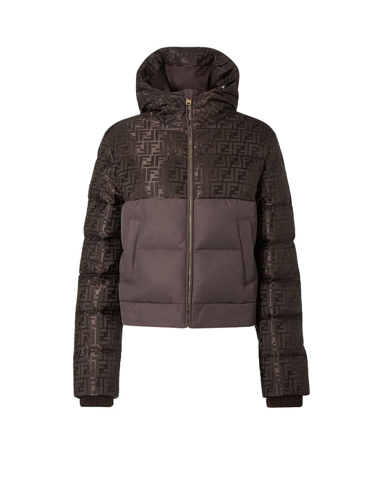 Ff Jacquard Nylon Down Jacket