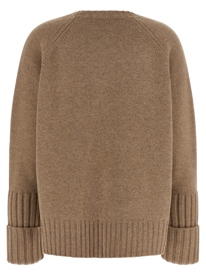 Tory Burch Wool Sweater Maglioni - Beige | c8c2f5cfc18f0d15615b5329b110883a875b6bda
