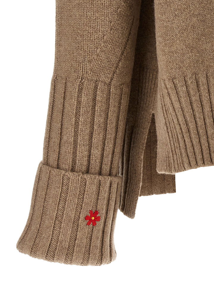 Tory Burch Wool Sweater Maglioni - Beige | ec7d5ece4e01318096b28c6b710853a87c700396