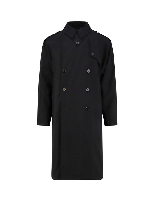 Luca Drill Superfine Wool 2 Layers Coat