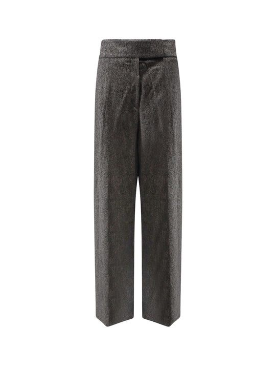 Telda Viscose And Virgin Wool Trousers