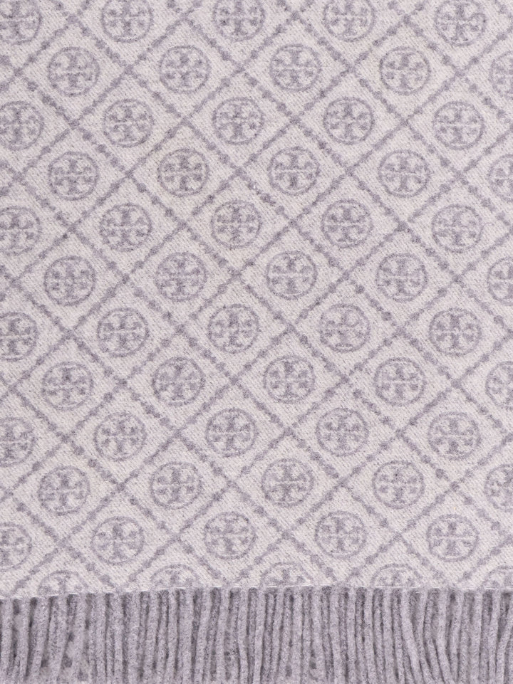 Tory Burch Scarfs - Grigio | 8569c12479c556be3f81b8d6fc7105fb5a35a25b