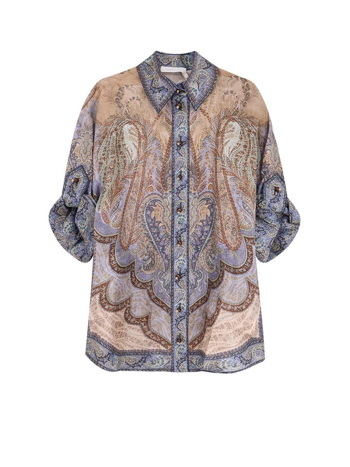Zimmermann Shirts - Tapestry Blue Multi | 6c5289709f66e682013078612a529c29a3804149