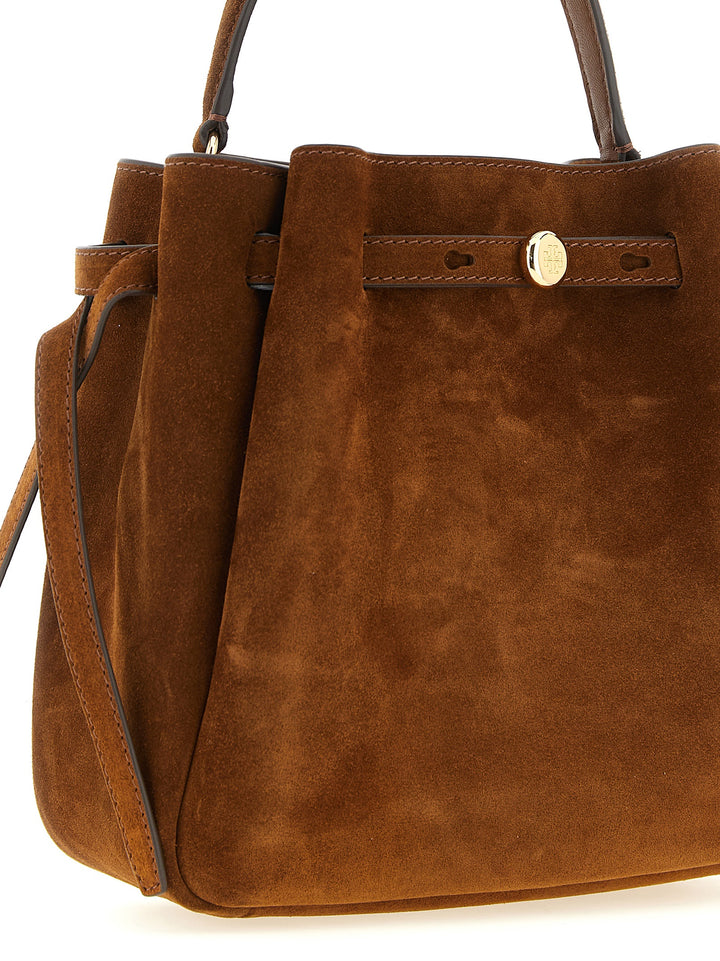 Tory Burch Romy Borse a Tracolla - Marrone | f5bd8123a232e116e14b95b94310cea3213a3aba