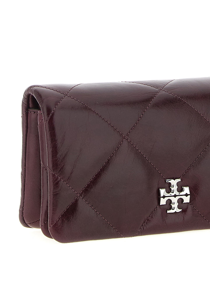 Tory Burch Kira Diamond Borse a Tracolla - Bordeaux | ab70235cbcfd2c9ba8d49c4afd25dc39afe888ce