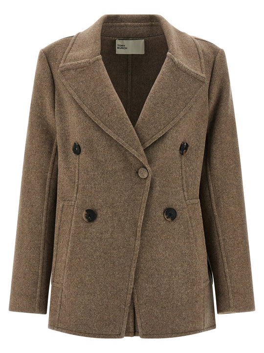 Wool Coat Trench E Impermeabili Beige