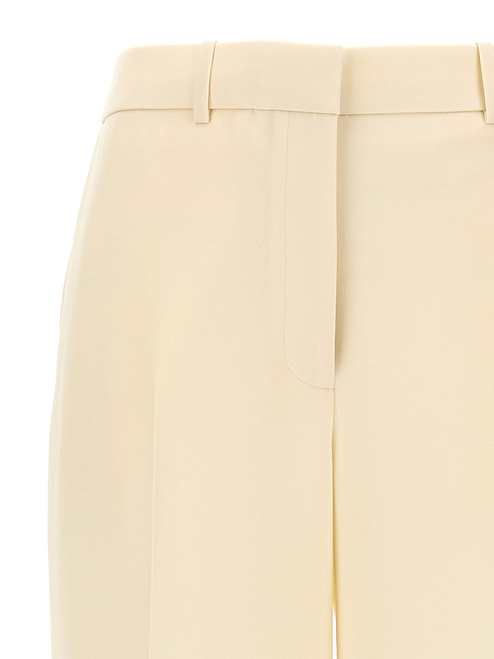 Tory Burch Cropped Pantaloni - Bianco | e348477ee4ee024fb991ee42f506af6f0fc75e0c