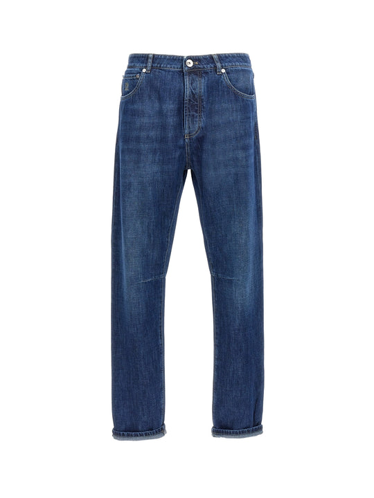 Leisure Fit Cotton Jeans