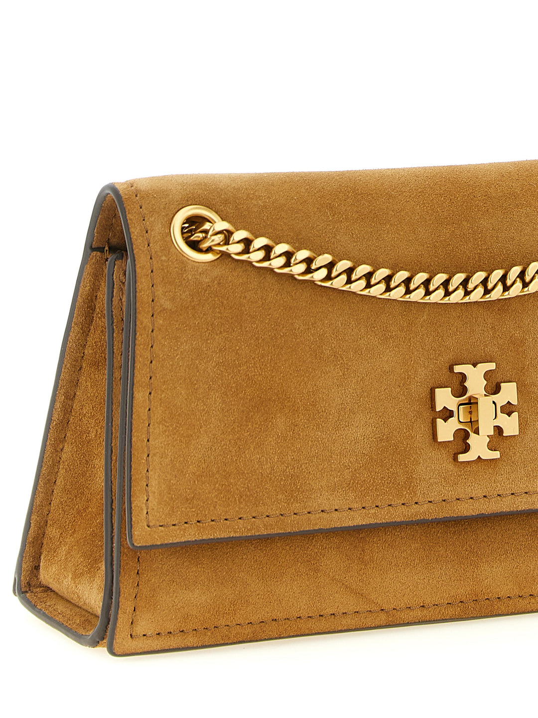 Tory Burch Mini Kira Turnlock Borse a Spalla e Tracolla - Marrone | 96c6e2f82e82f7ea3520f57e73cb7cbd5ce2b420