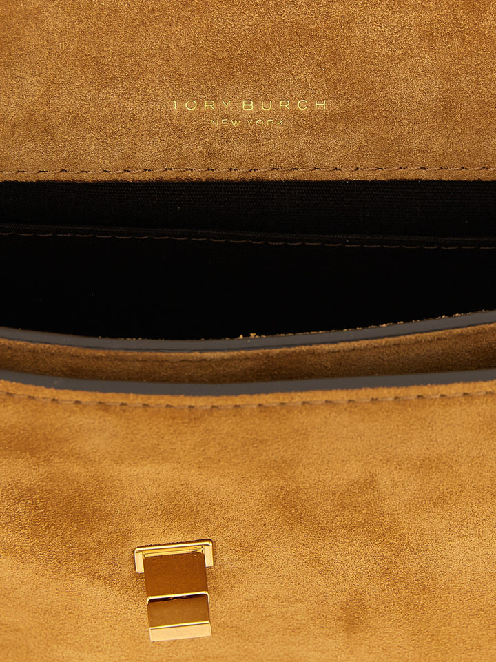 Tory Burch Mini Kira Turnlock Borse a Spalla e Tracolla - Marrone | c88c9020cab079ed4b17726eee1d707626e83fe4