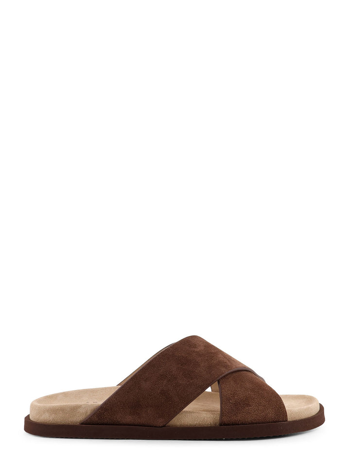 Brunello Cucinelli Sandals - FANGO CAMEL | 8349a20d072159c53058b1f23cb1b7c04876295b
