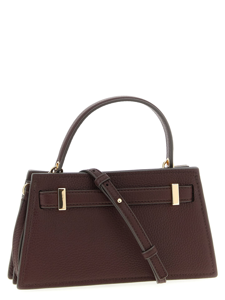 Tory Burch Lee Radziwill Pebble Mini Borse a Mano - Bordeaux | 88d3f91555f7ba29834cd57d591ab8165b72a5bc