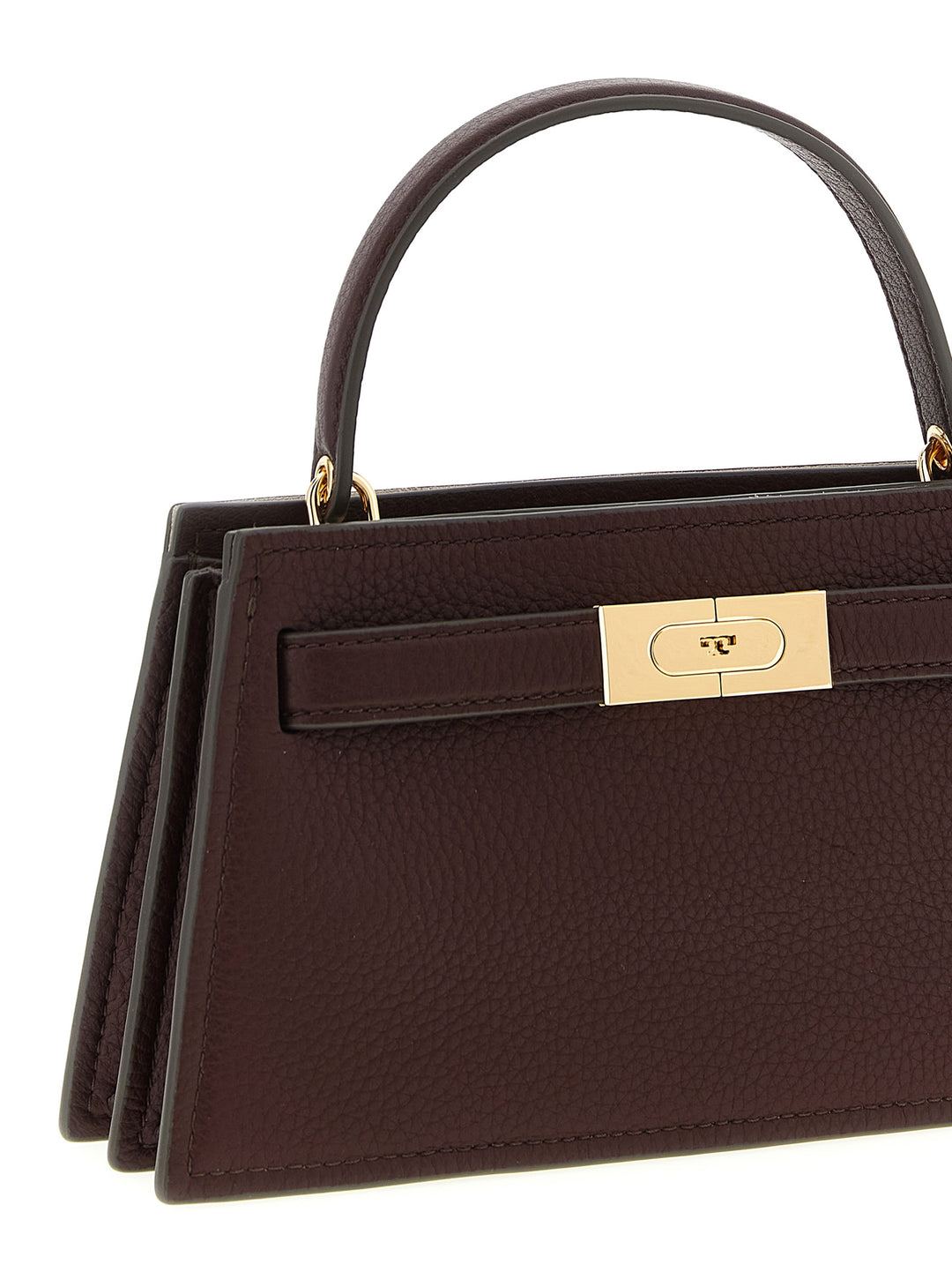 Tory Burch Lee Radziwill Pebble Mini Borse a Mano - Bordeaux | 249192b89ac5293b99bfeca1691b6f9cf158cde1