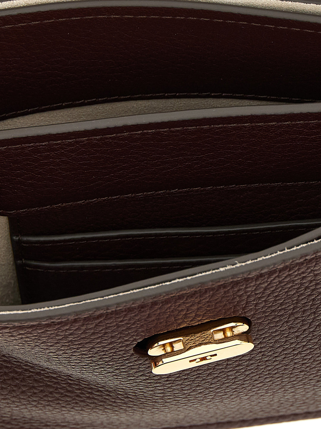 Tory Burch Lee Radziwill Pebble Mini Borse a Mano - Bordeaux | 6dcf3ec825c2f29cfc89851eb7ea0e66a4c2c316