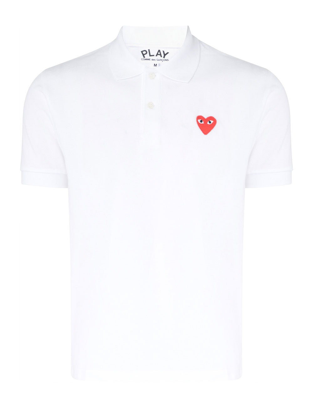 Comme Des GarÇOns Play Polo - Bianco | 9b21c452ea524f33aa498cdedb31e3bfc2728206