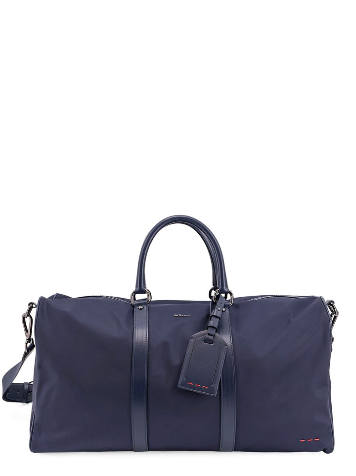 Kiton Ciro Paone Suitcases - Blue and green | d9e7845cd950debbb9a8579308cf938e3b4980df