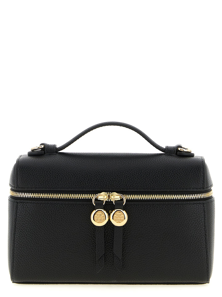 Tory Burch Romy Slim Borse a Mano - Nero | 45ab78c596fe5c8bdcddf7a10345c60ea4b195c7