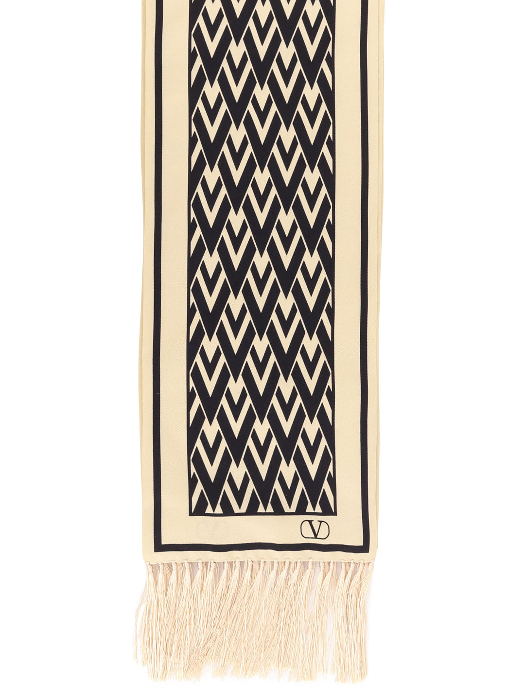 Valentino Garavani Scarfs - CREMA NERO | 0f2ab4614729ce4340803696e3141a6acc09a5a4
