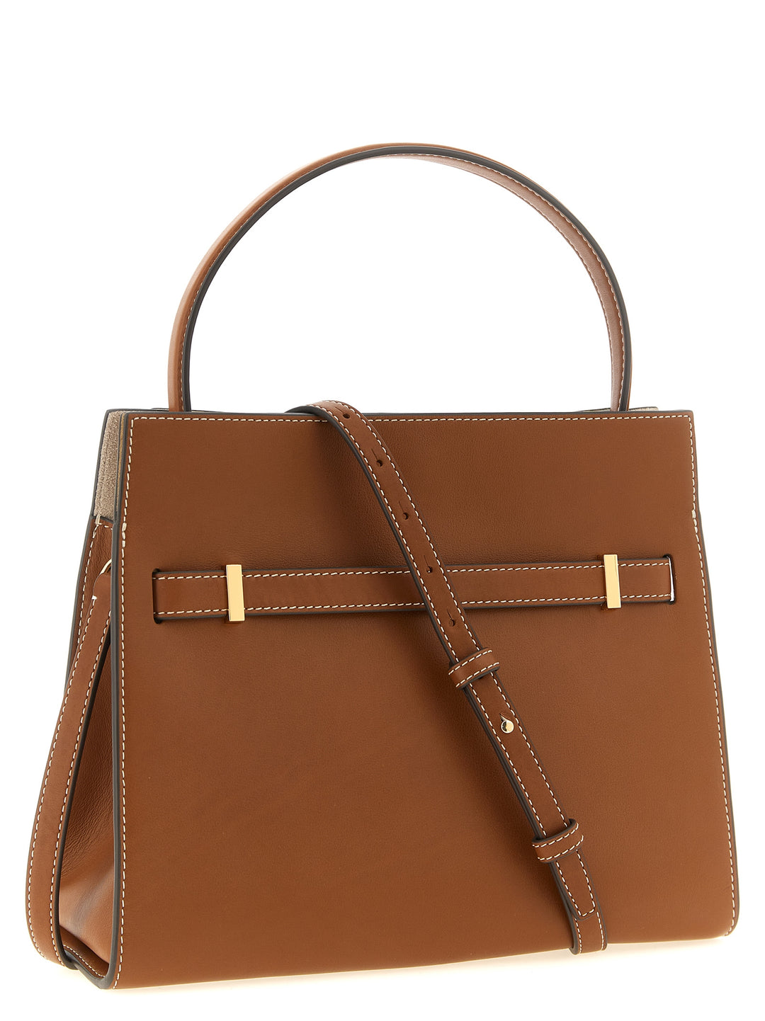 Tory Burch Lee Radziwill Small Borse a Tracolla - Marrone | 422e295b3d4f16beff08b3f173fe8322f041c59a