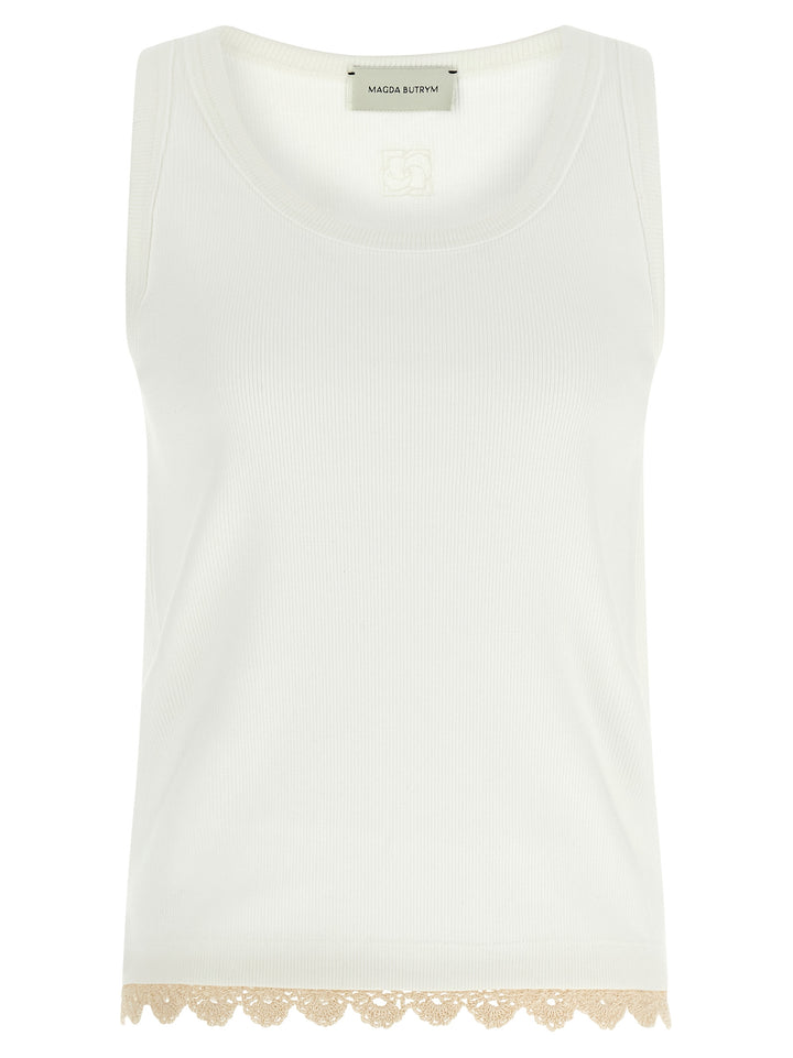 Magda Butrym Pf 25 Top 01 Top - Bianco | 65b1f7524427e4b4f752da949e321c6bc8098b90