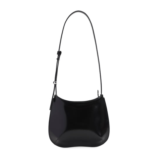 Black Le Petit Bisou Calf Leather Handbag