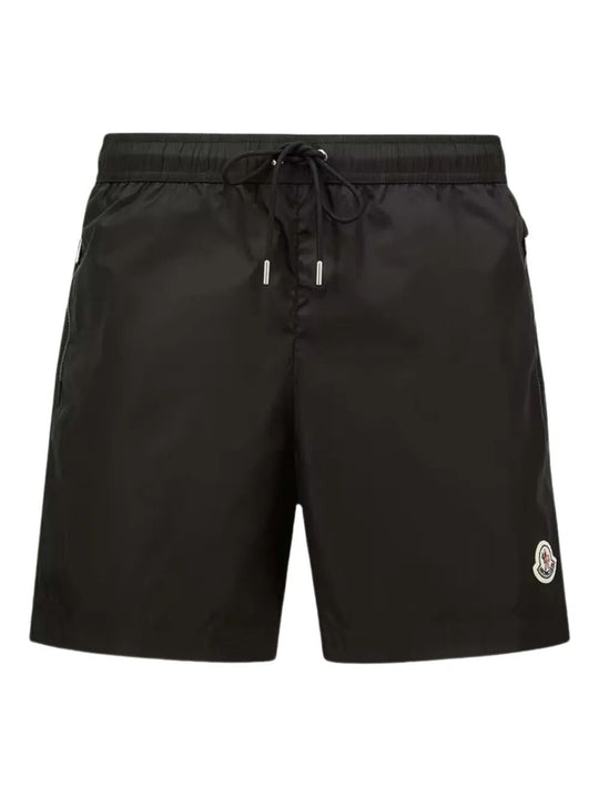 Shorts Da Bagno Con Patch Logato