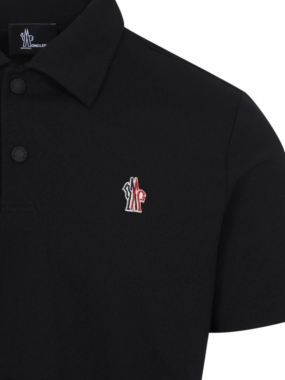 Moncler Polo - Nero | d16685476e9a0fdb090ba1fcac72072fd67a3a8d