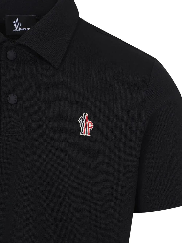 Moncler Polo - Nero | d16685476e9a0fdb090ba1fcac72072fd67a3a8d