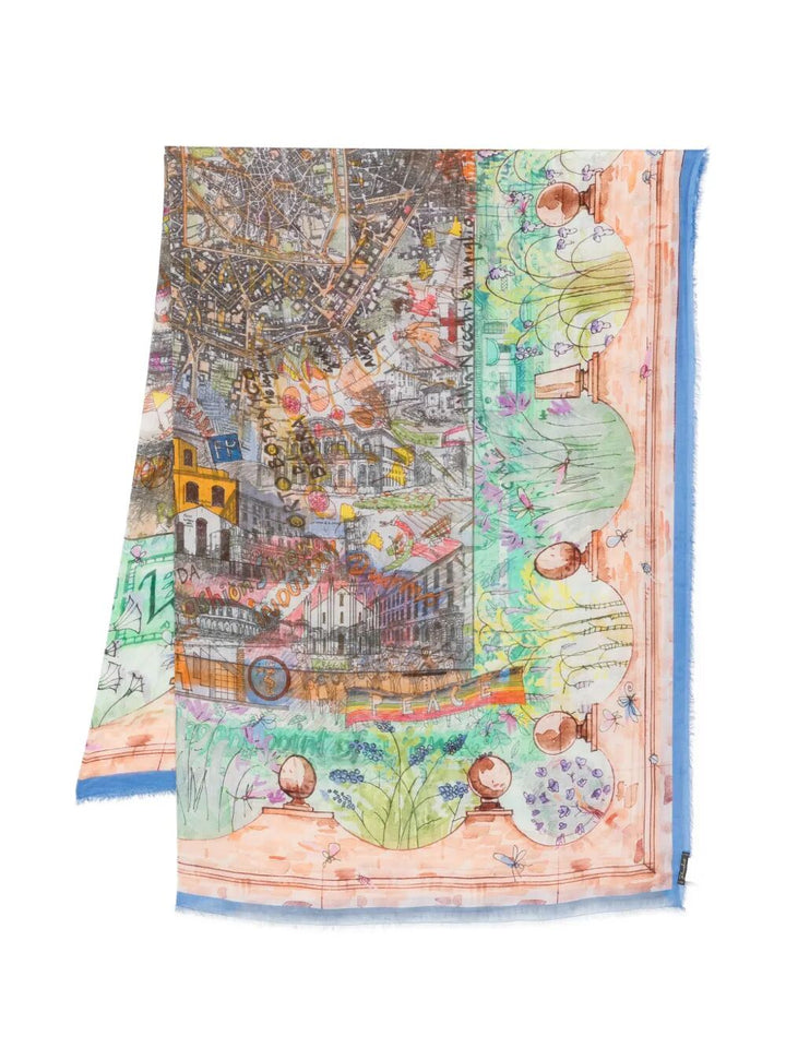 Faliero Sarti SCIARPA - Multicolour | 02ba6ced2362ddb509c43e86d9ea91cb61bcdbba