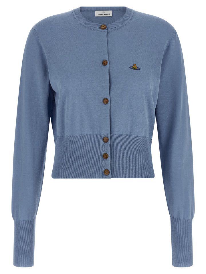 Vivienne Westwood Bea Cropped Maglioni - Celeste | 5a0c937771a277fe3835330a8a2cd4daa182cfd3