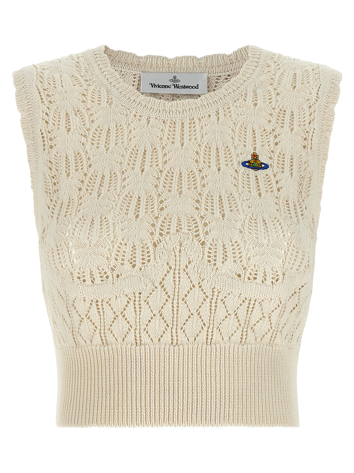 Vivienne Westwood Ella Top - Beige | 67eac0f77b3b782a0ee63bddc0616ab24f625d26