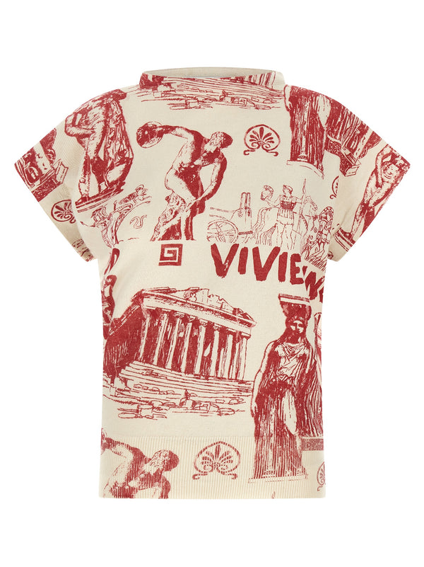 Justine Top Rosso