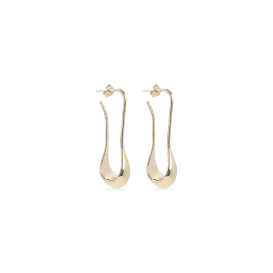 Light Gold Short Drop Earrings