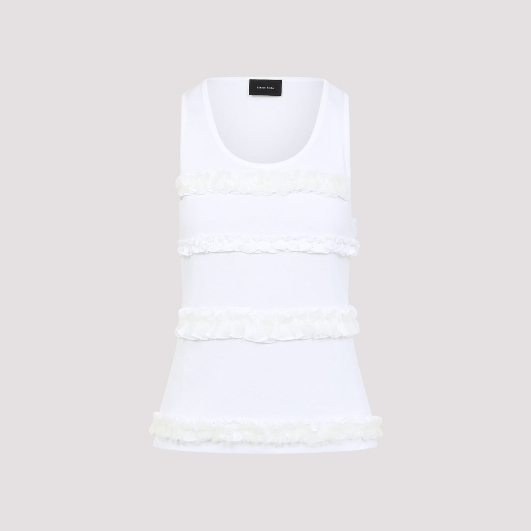 Simone Rocha Top - Bianco | 9be16b3f421ade75752be68732ba4ed161f416e0