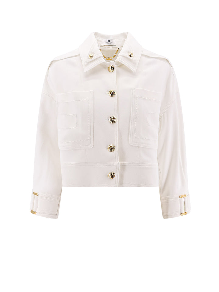 Elisabetta Franchi Jackets - Light and natural | 6798cf5dd76dcdb539ff6d888df64804708e14a1