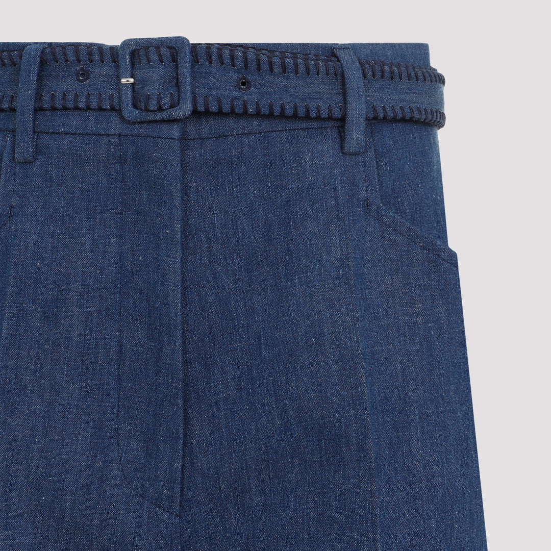 Gabriela Hearst Wide leg - Blu | 19eff89fff6e9f8f84ca965f0281b2f606faf2f6