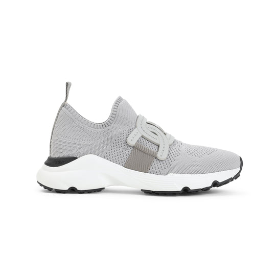 Pearl Grey Textile Sneakers