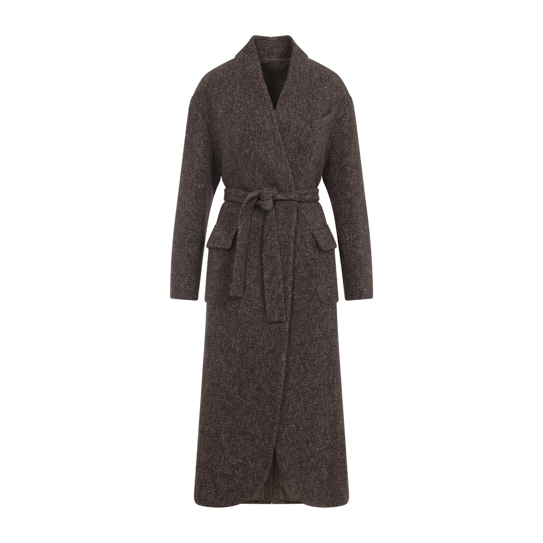 Brunello Cucinelli Double breasted & peacoat - Marrone | 7aad21a7a2b9f6bc0c4511e279b2787552b97f9a
