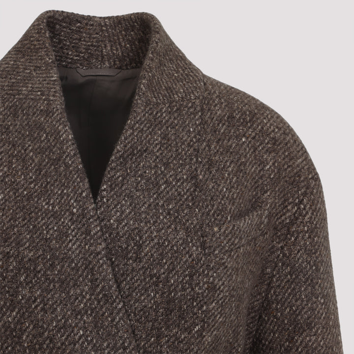 Brunello Cucinelli Double breasted & peacoat - Marrone | 1d31b5dee3dca57e2cba155e011ca6fd9eadb65c