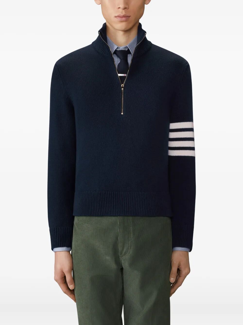 Thom Browne Polo neck - Blu | d5280484876e7f1a76aae0bd7ca13d740602065e