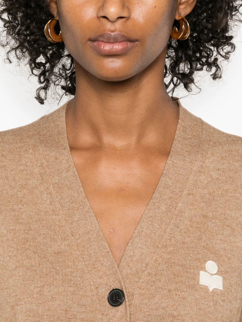 Marant ÉToile Cardigan - Nude & Neutrals | 4ba13df46c39b669933f86e1b85ece16571e89e2