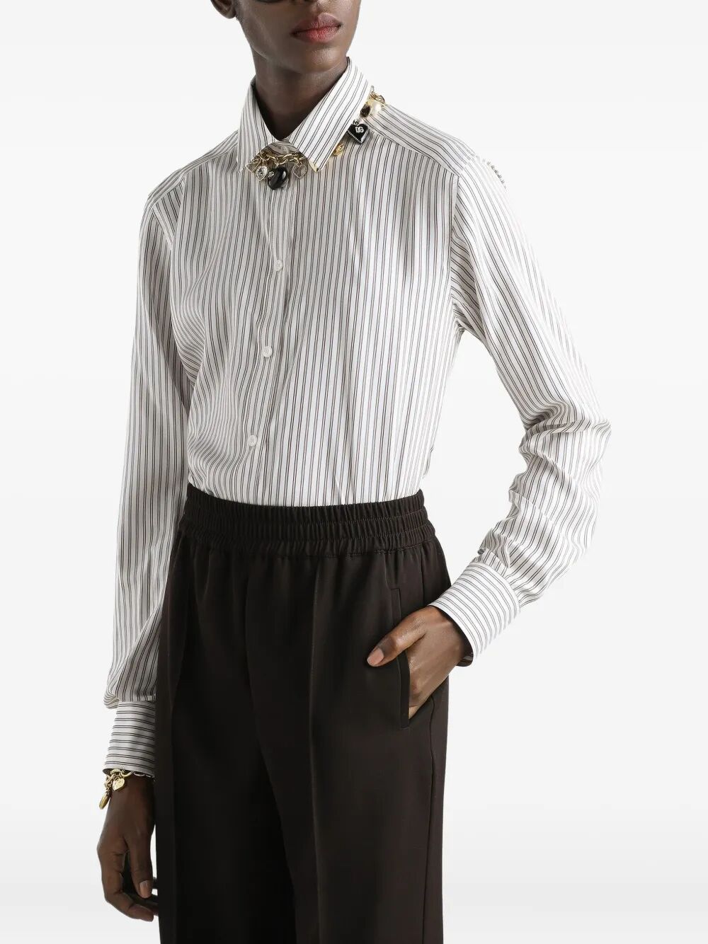 Dolce & Gabbana Striped - Bianco | 085910f328560fa0c26f1e585ea433a293b1e8cf