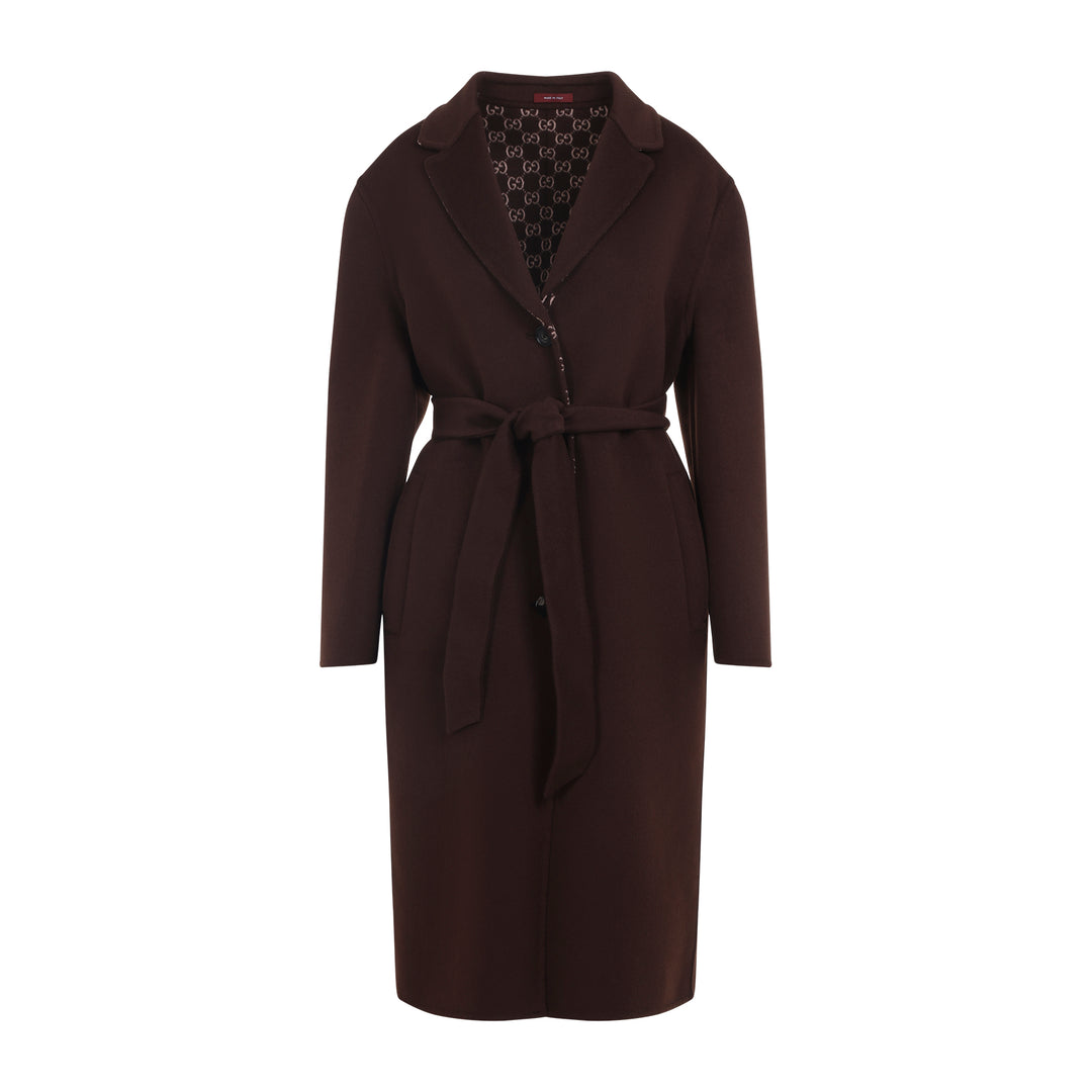 Gucci Double breasted & peacoat - Marrone | e87f56f9942f71353ba8d6392ea9080e459cde87