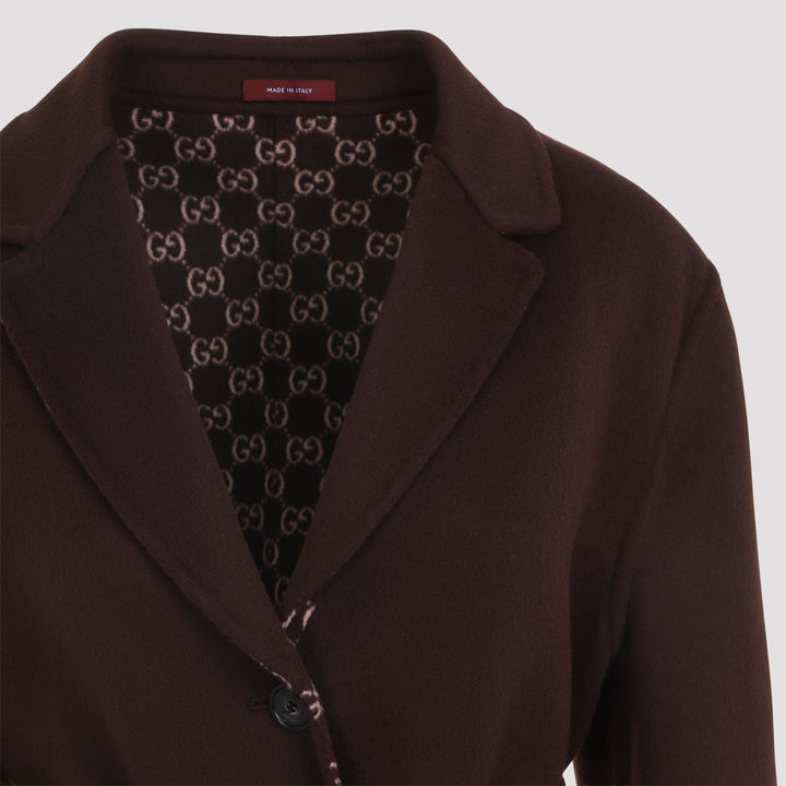 Gucci Double breasted & peacoat - Marrone | 607da489b3c3b79510e6b239dfaee49d5414c633