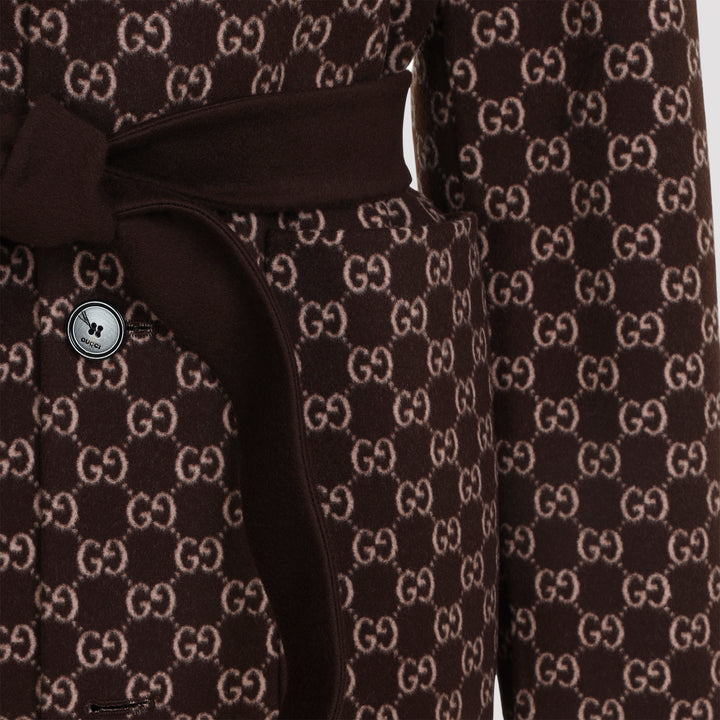 Gucci Double breasted & peacoat - Marrone | a87e7ee84d329ffaa49672308da8051acfc04657