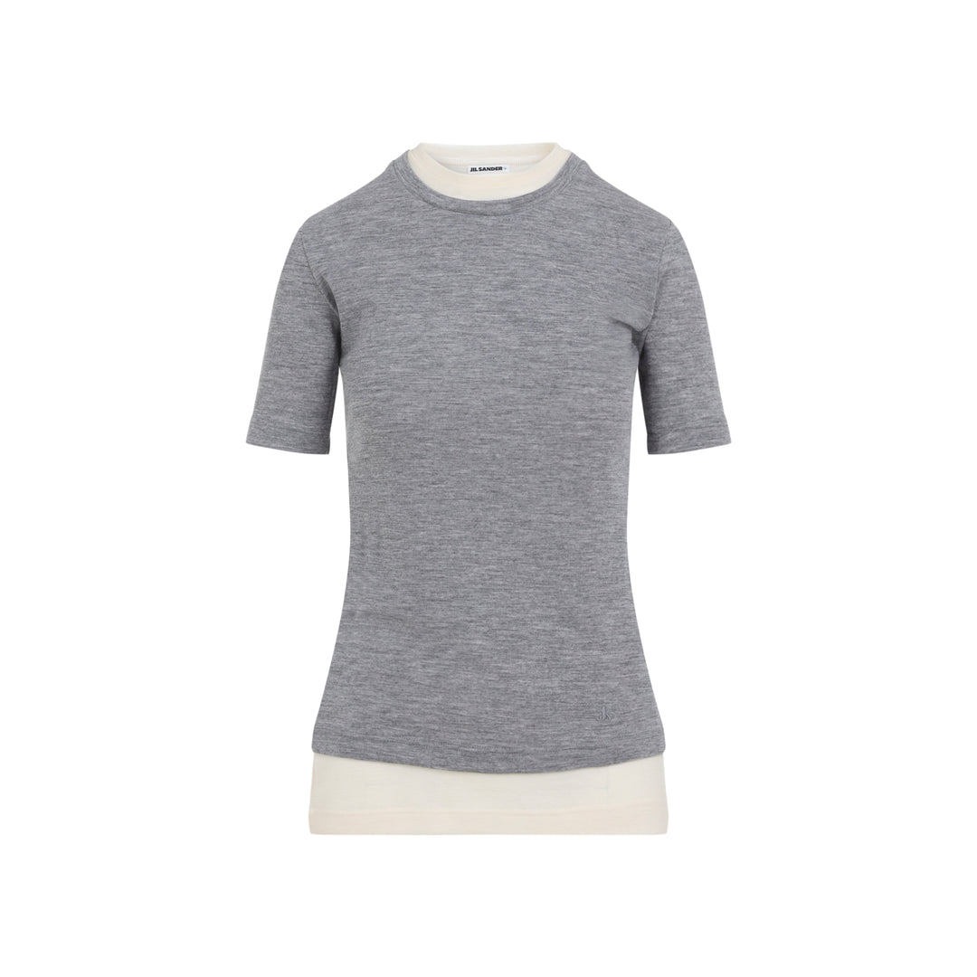 Jil Sander + Top - Grey | d654a49daf3b234ea6522368ffe277e3c13adb64