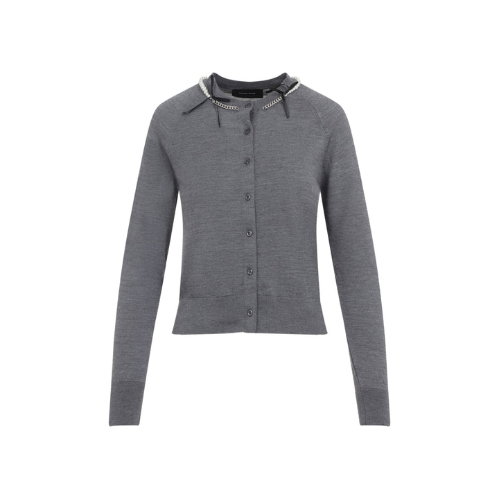 Simone Rocha Cardigan - Grey | d18b2ed42aa6c6aafb6340733c7c80a8ffd84c0b