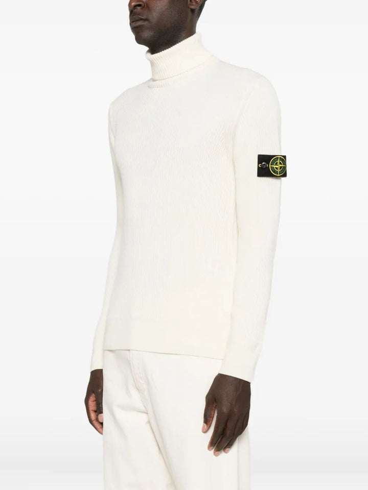 Stone Island Turtle neck - Bianco | 33bca618357b34958030503942c02e93b6f244af