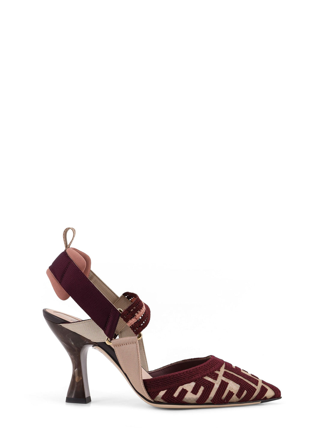 Fendi With Heel - NUDO PLUM | 7be20cc1cfdb53fc06678f4d919650d89bcb4eb1